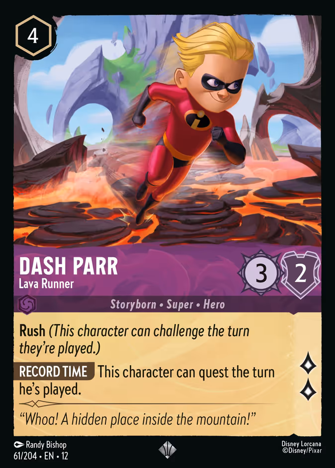Dash Parr - Lava Runner #61 (Super_rare)