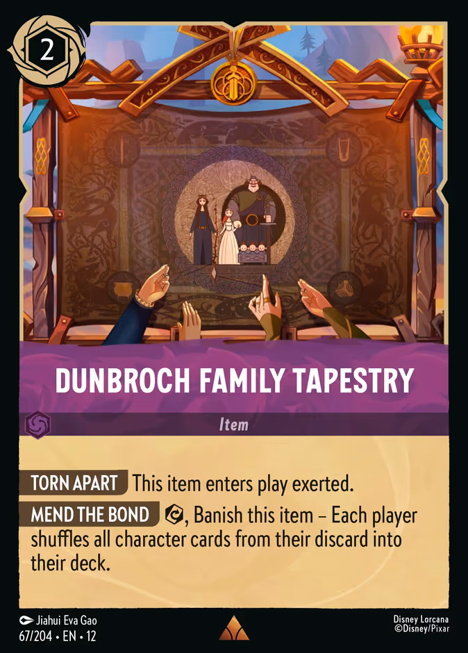 DunBroch Family Tapestry #67 (Rare)