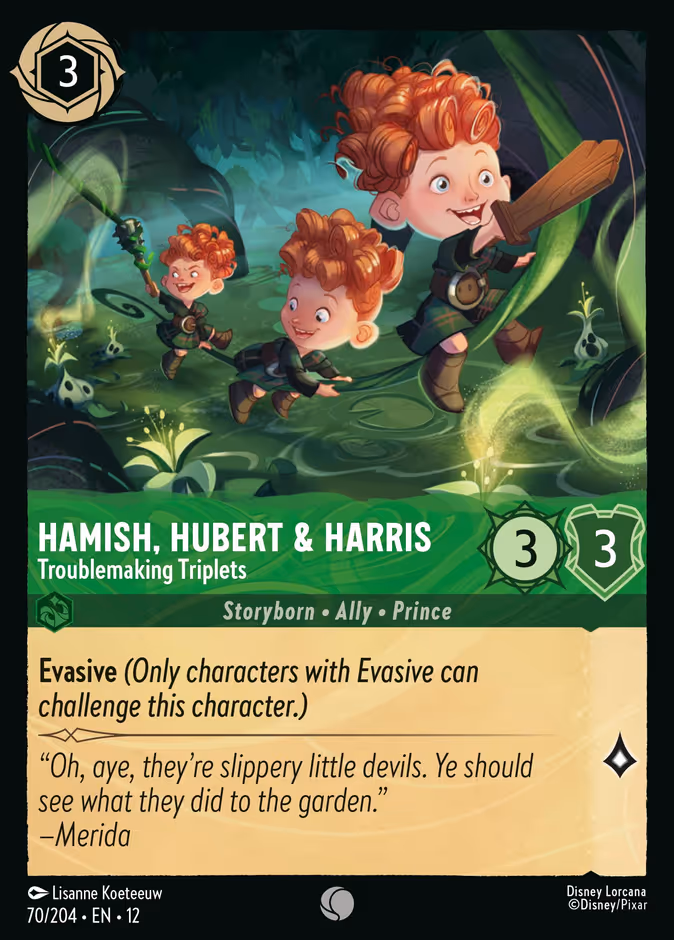 Hamish, Hubert & Harris - Troublemaking Triplets #70 (Common)