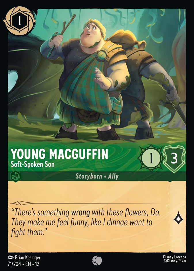 Young MacGuffin - Soft-Spoken Son #71 (Common)