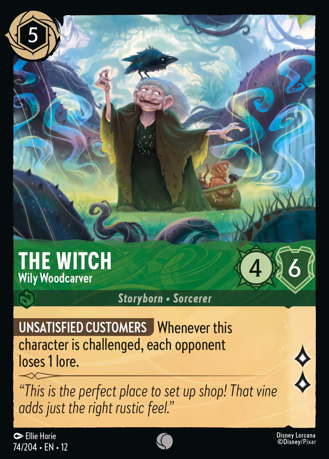 The Witch - Wily Woodcarver #74 (Common)