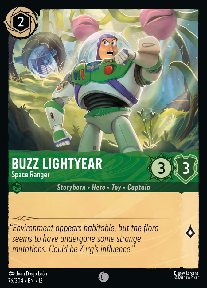 Buzz Lightyear - Space Ranger #76 (Common)