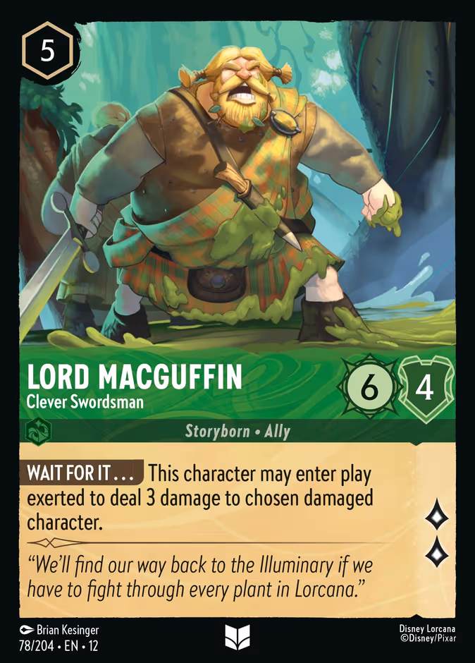 Lord MacGuffin - Clever Swordsman #78 (Uncommon)