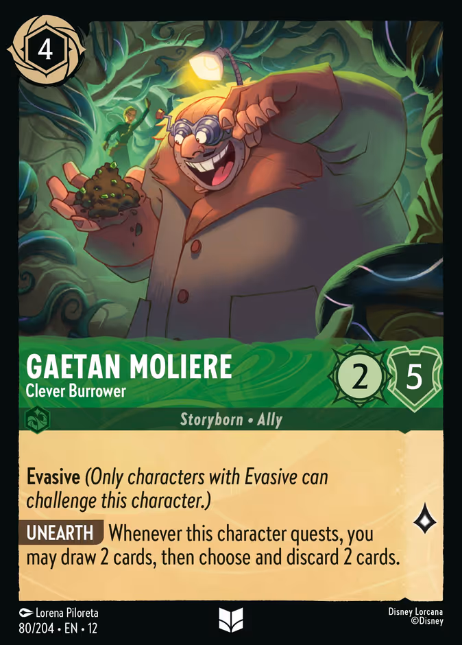 Gaetan Moliere - Clever Burrower #80 (Uncommon)
