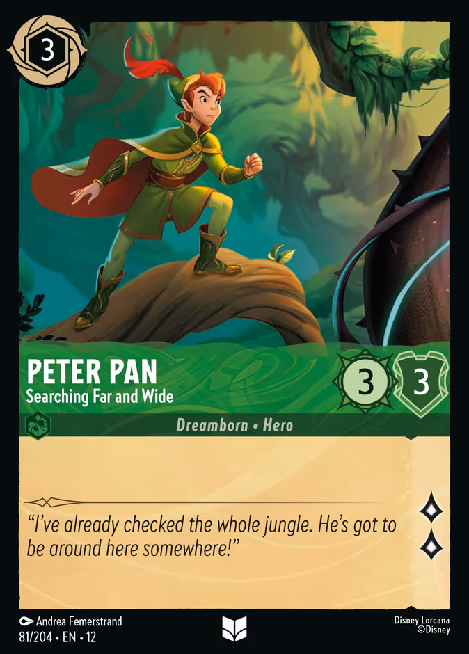 Peter Pan - Searching Far and Wide #81 (Uncommon)