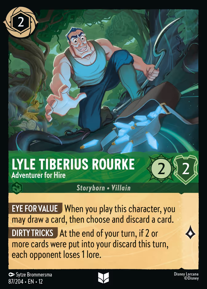 Lyle Tiberius Rourke - Adventurer for Hire #87 (Uncommon)