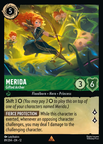 Merida - Gifted Archer #89 — Wilds Unknown (Rare) · Disney Lorcana