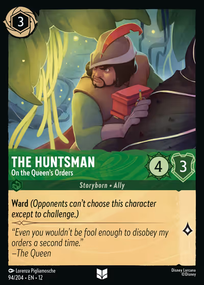 The Huntsman - On the Queen's Orders #94 Foil — Wilds Unknown (Uncommon) · Disney Lorcana