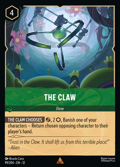 The Claw #99 — Wilds Unknown (Rare) · Disney Lorcana