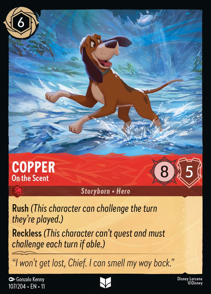 Copper - On the Scent #107 (Uncommon)