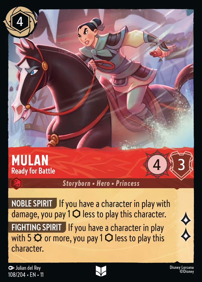 Mulan - Ready for Battle #108 (Uncommon)