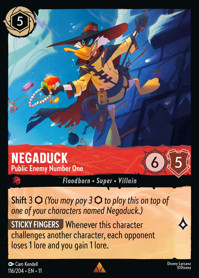 Negaduck - Public Enemy Number One #116 (Rare)