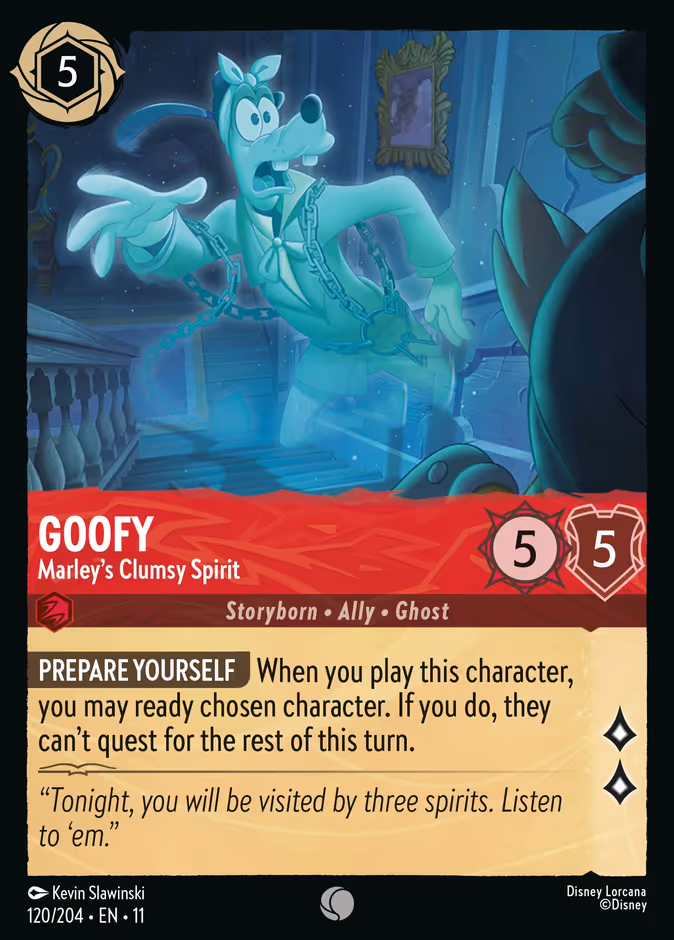 Goofy - Marley's Clumsy Spirit #120 (Common)