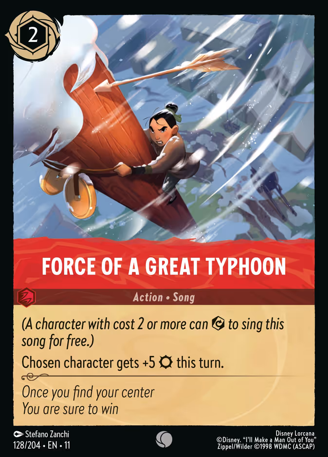 Force of a Great Typhoon #128 (Common)