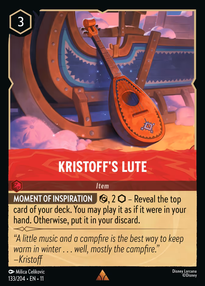 Kristoff's Lute #133 (Rare)