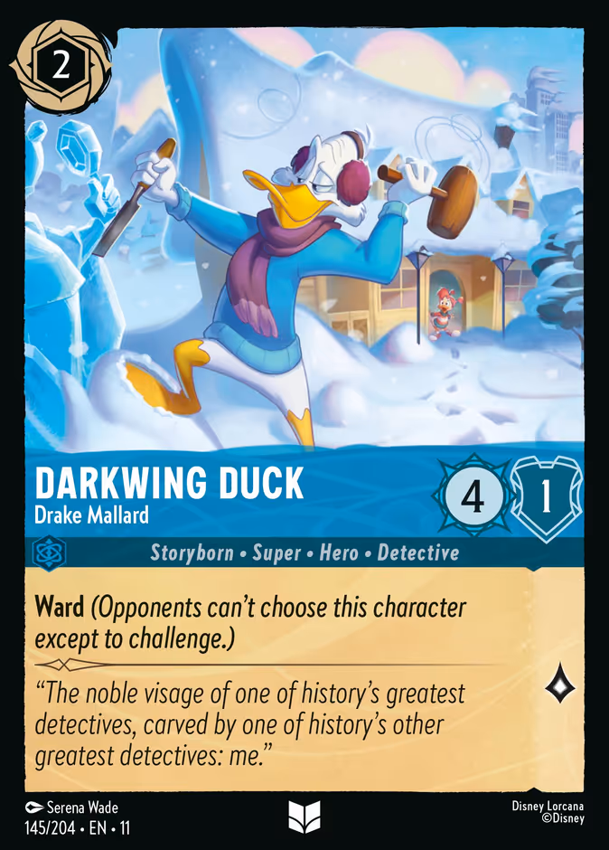 Darkwing Duck - Drake Mallard #145 (Uncommon)