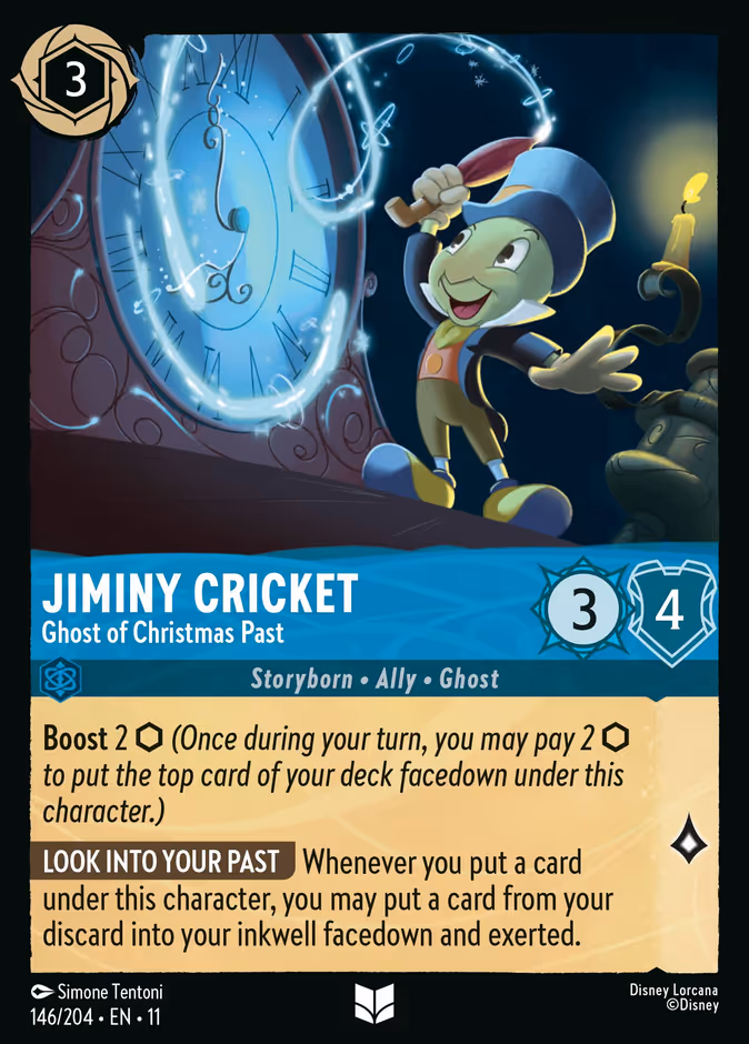 Jiminy Cricket - Ghost of Christmas Past #146 (Uncommon)