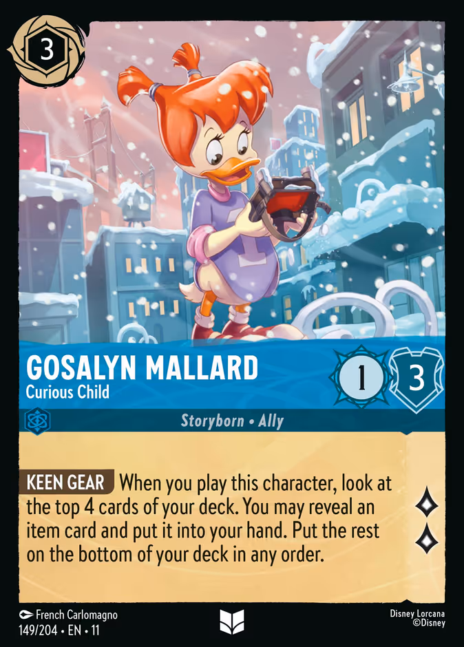 Gosalyn Mallard - Curious Child #149 (Uncommon)