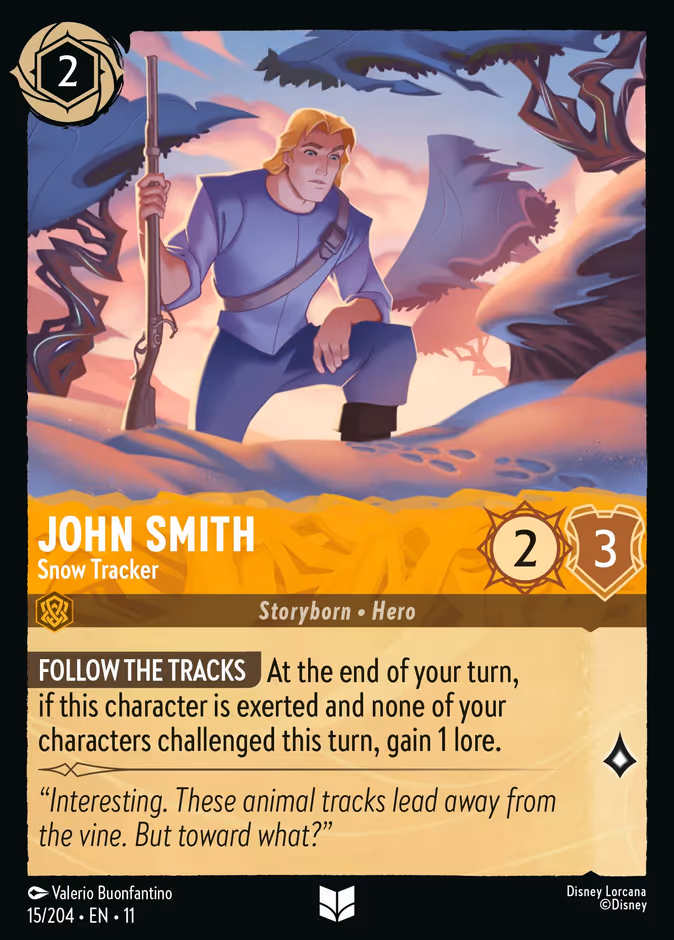 John Smith - Snow Tracker #15 (Uncommon)