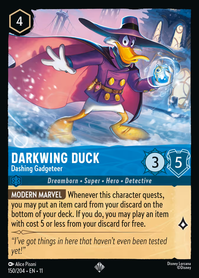 Darkwing Duck - Dashing Gadgeteer #150 (Super_rare)