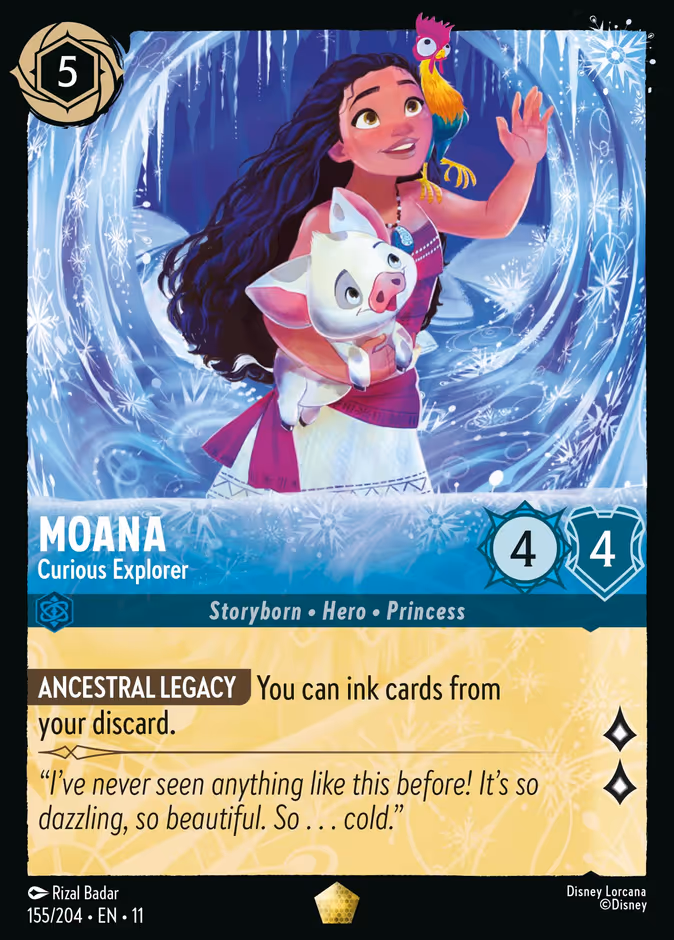 Moana - Curious Explorer #155 (Legendary)
