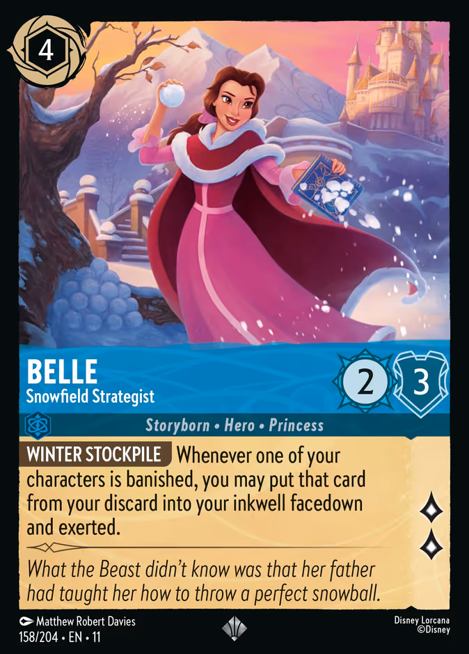 Belle - Snowfield Strategist #158 (Super_rare)