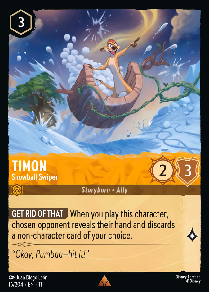 Timon - Snowball Swiper #16 (Rare)