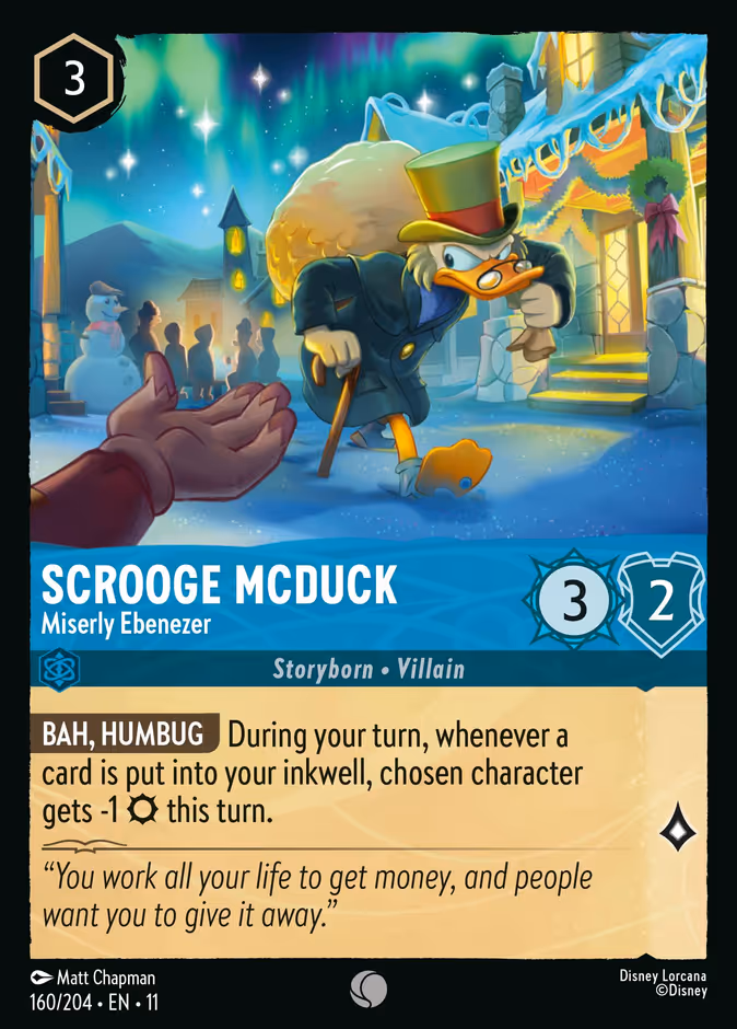 Scrooge McDuck - Miserly Ebenezer #160 (Common)
