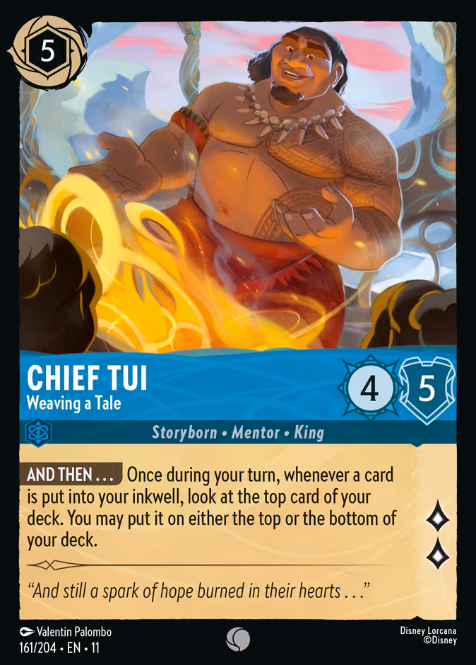 Chief Tui - Weaving a Tale #161 (Common)