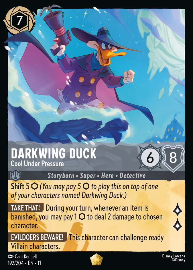 Darkwing Duck - Cool Under Pressure #192 (Legendary)