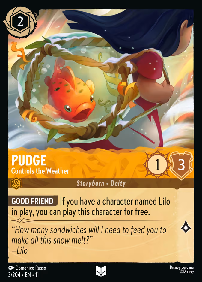 Pudge - Controls the Weather #3 (Uncommon)