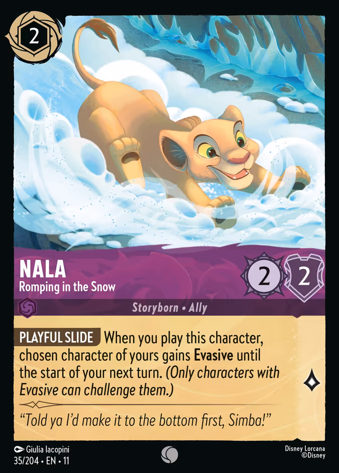 Nala - Romping in the Snow #35 (Common)