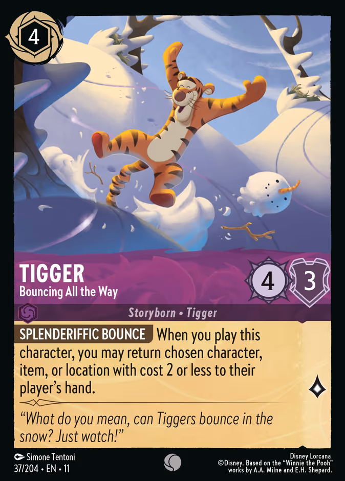 Tigger - Bouncing All the Way #37 (Common)