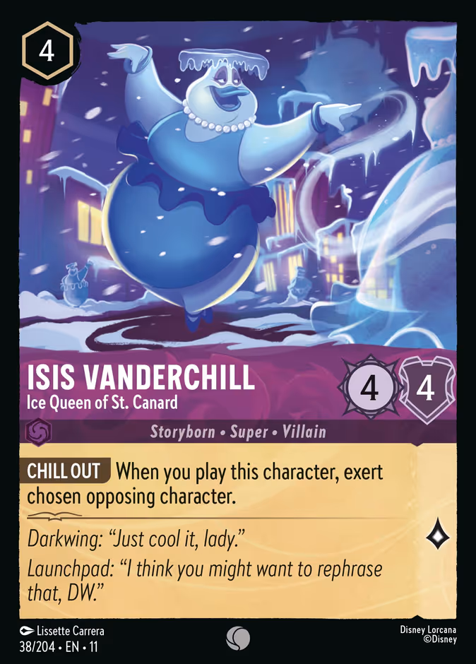 Isis Vanderchill - Ice Queen of St. Canard #38 (Common)