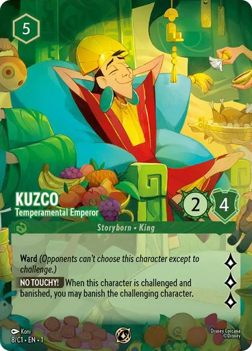 Kuzco - Temperamental Emperor (Challenge) #8/C1 (Promo)