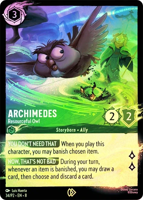 Archimedes - Resourceful Owl (Illumineer's Quest) #34