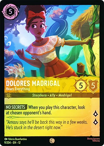 Dolores Madrigal - Hears Everything #9 (Common)
