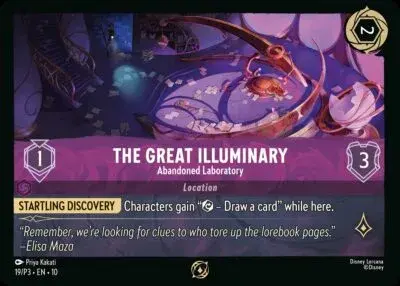 The Great Illuminary - Abandoned Laboratory #68 Foil — Weekly Play Promo (Promo) · Disney Lorcana